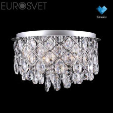 Люстра со светодиодной подсветкой Eurosvet 3322/6L хром Strotskis